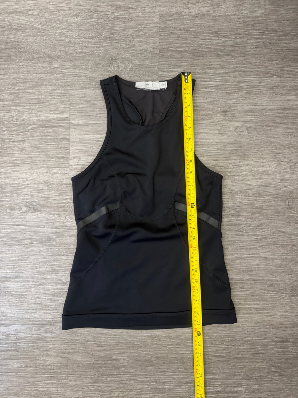Adidas Stella McCartney Black Top Size 38 - Picture 3 of 5